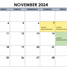 Jadual Aktiviti November 2024